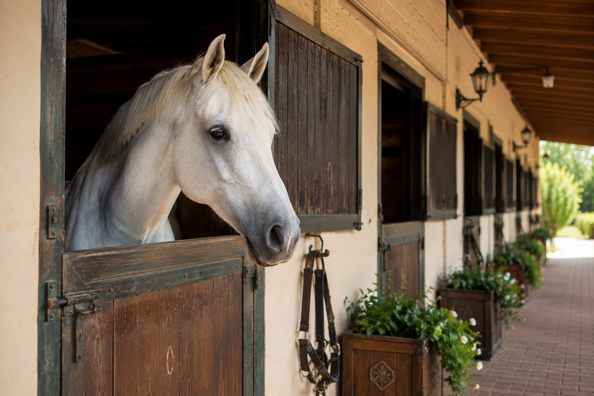 Cavallo centrato nel frame