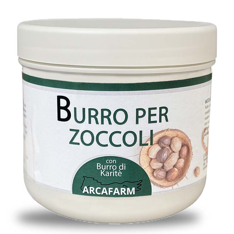 GRASSO NUTRIENTE PER ZOCCOLI con BURRO DI KARITE' ARCAFARM 500 ml