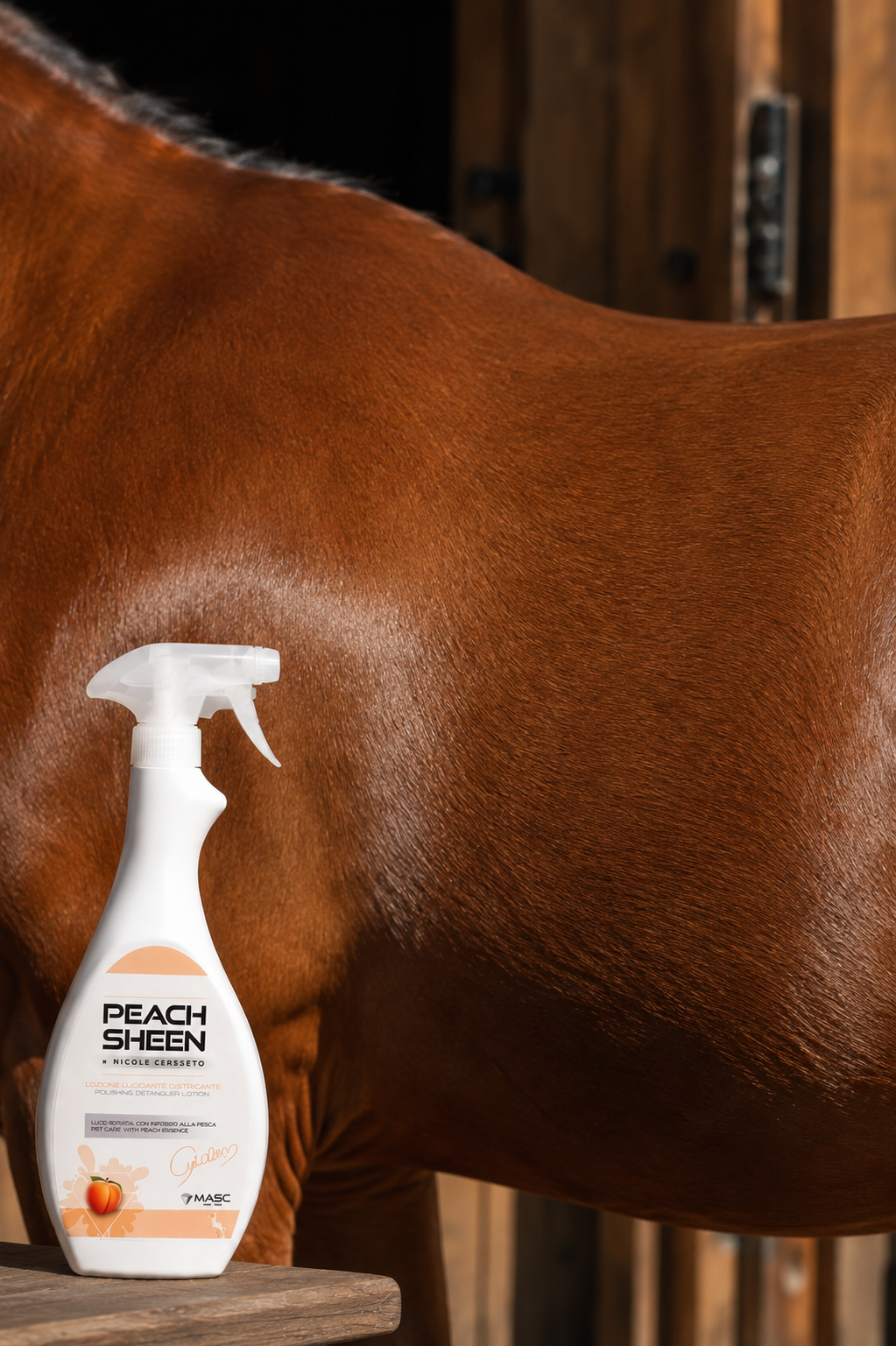 Spray Sgrovigliante e Lucidante MASC PEACH SHEEN