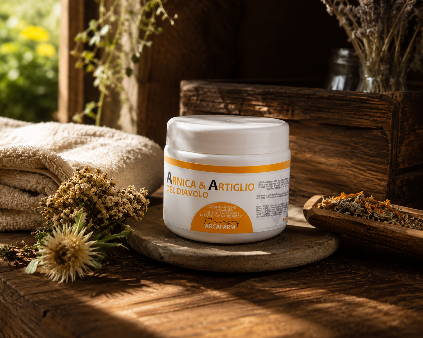 CREMA ARNICA MONTANA & ARTIGLIO DEL DIAVOLO ARCAFARM 500 ml