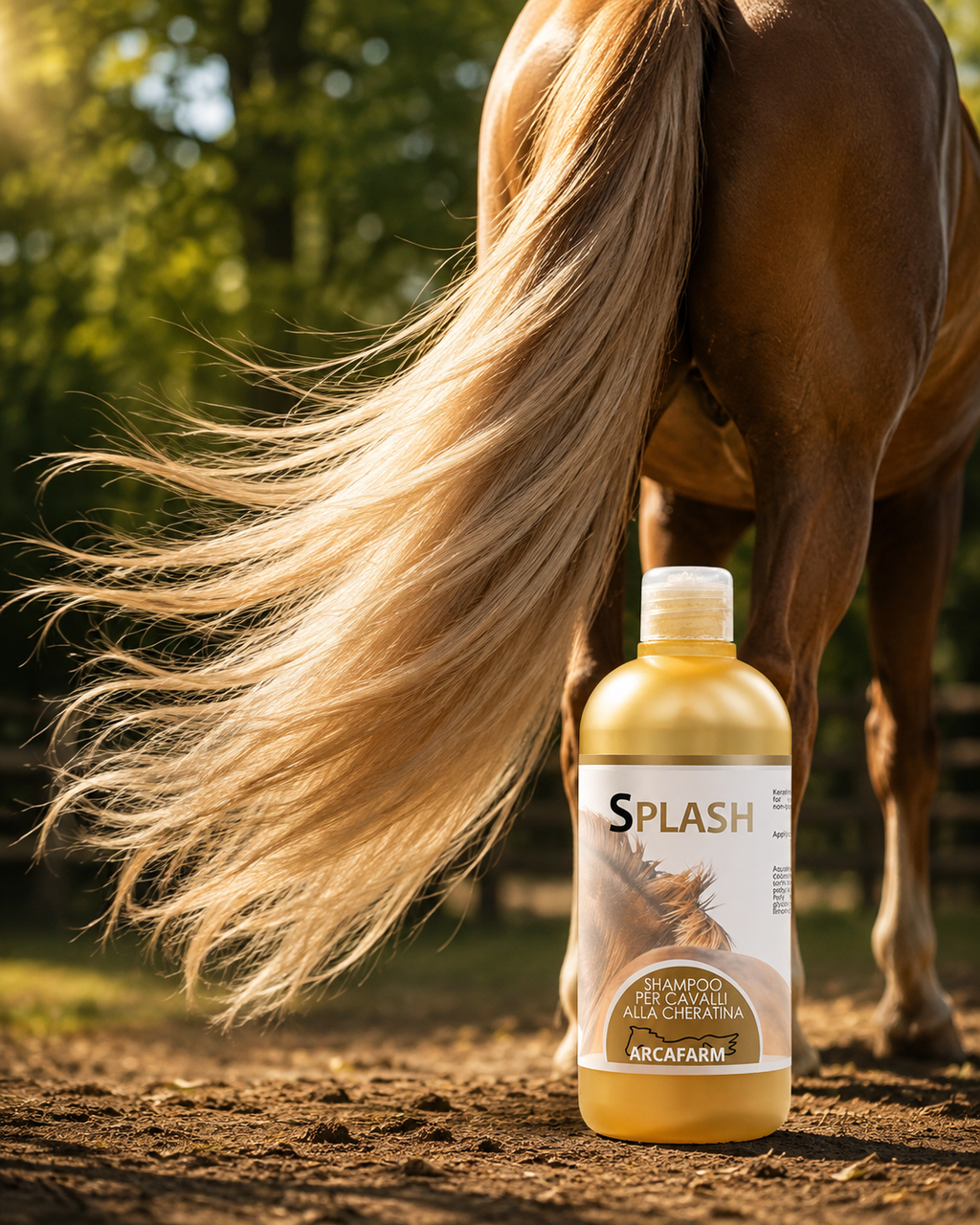 SHAMPOO ALLA CHERATINA SPLASH ARCAFARM flacone da 500 ml
