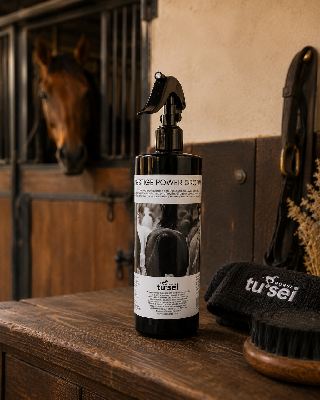 Spray Districante professionale PRESTIGE POWER GROOM TU.SEI HORSE 500 ml