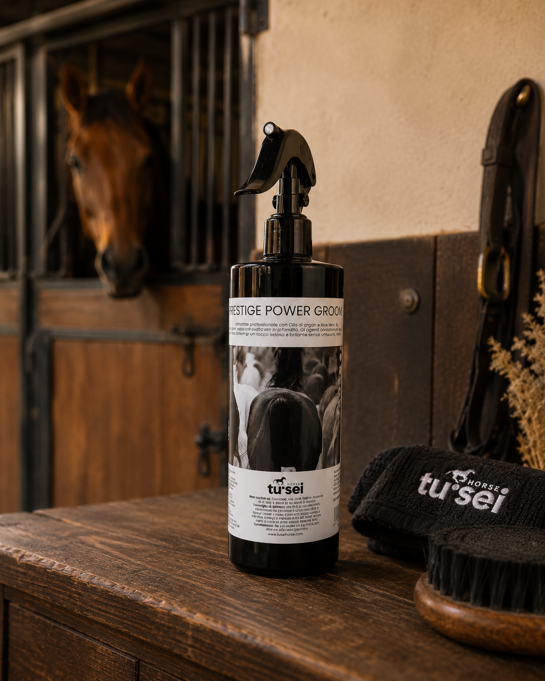 Spray Districante professionale PRESTIGE POWER GROOM TU.SEI HORSE 500 ml