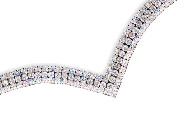 FRONTALINO CON CRISTALLI SPARKS N BLINGS - TheOne V shape Crystal Rainbow