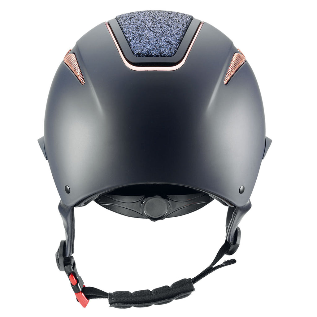 CAP EQUITAZIONE TATTINI ARIETE CON DETTAGLI ORO ROSA E GLITTER