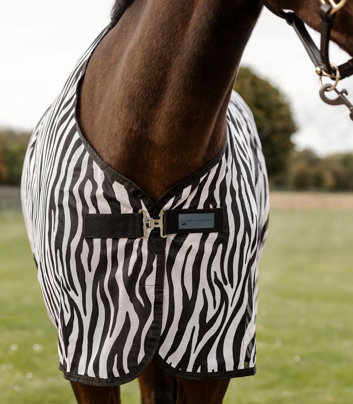 Coperta antimosche LINEA ZEBRA WALDHAUSEN con cinghie incrociate